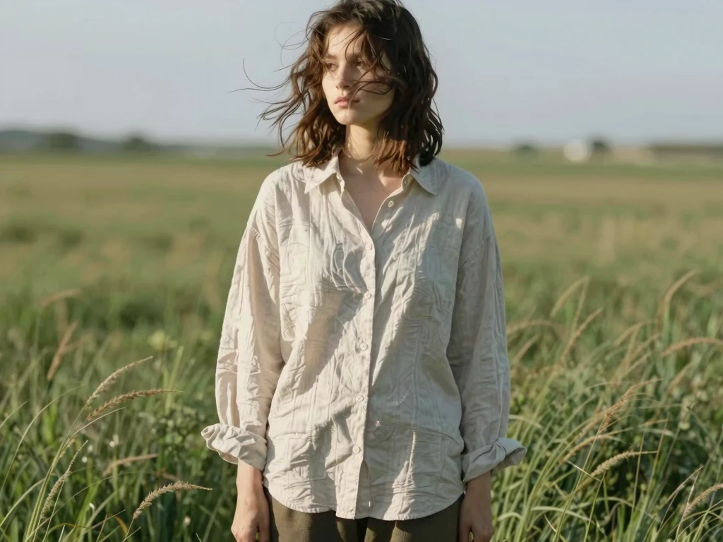 Abstract soft shapes suggesting gentle airflow